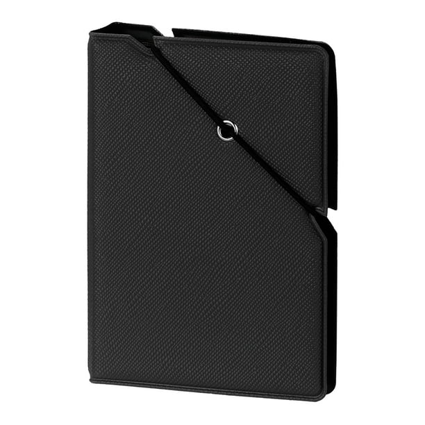 Álbum de Fotos Mini Uxcell 28 Bolsillos 2 x 3 Libro de Álbum de Cuero con Cierre de Banda de Goma para Cámara Instantánea Fujifilm Mini, (Negro)
