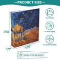 thumbnail image 5 of Camel Desert Starry Sky 3 Ring Binders 1.5 inch Hardcover File Folders with Interior Pockets A4 Size Organizer for School Office Hospital, 5 of 8