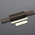 thumbnail image 1 of Tuerca y sillín ABS marfil ranurados + puente de palisandro de 110 mm para piezas de ukelele Likrtyny  Accesorios para instrumentos musicales, 1 of 3