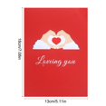 thumbnail image 5 of Pop Up Heart Valentine's Day Greeting Card Children Girl Boys Birthday, 5 of 8