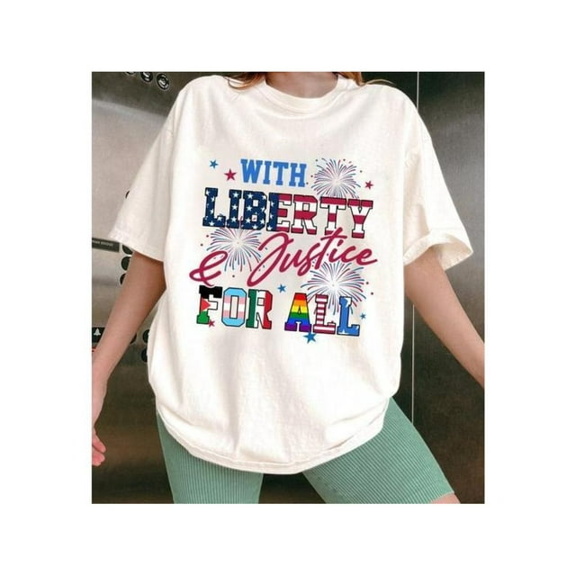 With Liberty and Justice For all Shirt, Fundemantal Rights Shirt,Fight Shirt, Human Rights Shirt, equality Shirt