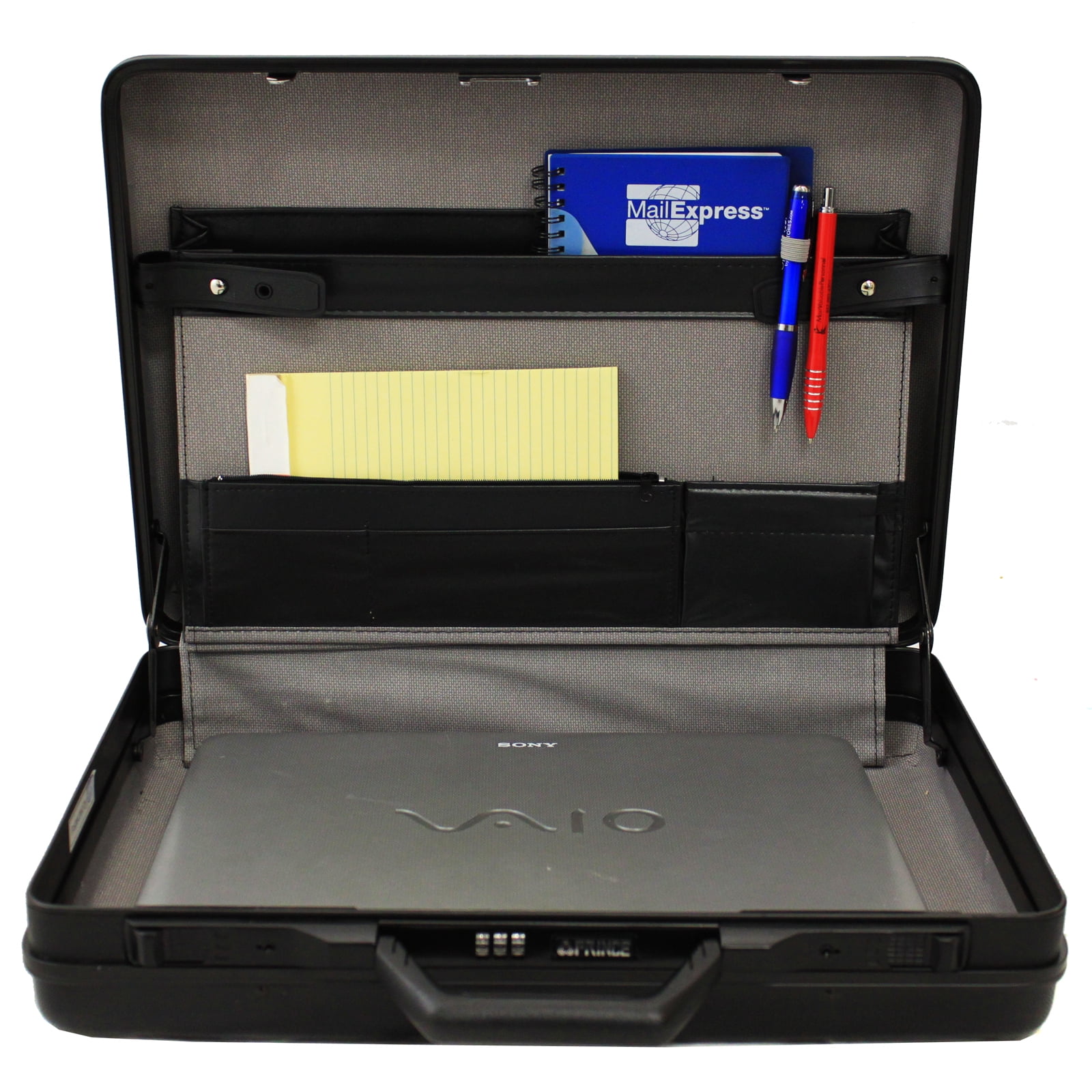 Copa European Prince Style ABS 16" Attache Case - Black