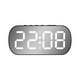thumbnail image 1 of Wosthever Reloj de digital con alarma conjuntos de alarmas Ajuste de brillo Modo nocturno Despertador Fecha Electrodomésticos luz blanca negra, 1 of 6