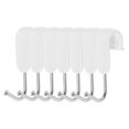 thumbnail image 4 of PAMINGONO 7Pcs Stainless Steel S Shaped Hooks White Multi Functional Wire Rack Home Hangers, 4 of 8