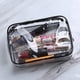 thumbnail image 4 of Bolsa de transporte transparente para artículos de tocador Laklulu con bolsa de almacenamiento impermeable de plástico portátil con cremallera, 4 of 5