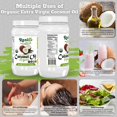 thumbnail image 2 of Rani Organic Extra Virgin Coconut Oil, Unrefined 15 fl oz (444ml) Pack of 2, Cold Pressed, NON-GMO | Gluten Free | Kosher | Vegan | 100% Natural | Packed in USA | USDA Certified Organic, 2 of 10