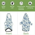 thumbnail image 6 of KLL Vintage Floral Birds for Basic Dog Hoodie - Pet Hoodie Sweater with Leash Hole - Cute Dog Sweatshirt - Pet Clothes Hooded Sweatshirt for Dog & Cat -Large, 6 of 8