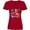 Red, variant on Inktastic I Get Distracted by Birds Women's V-Neck T-Shirt