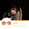 thumbnail image 2 of Minkissy 1 Paire de Lunettes de Soleil pour Enfants Fleur Rose Rétro Ac Protection Uv Usage Extérieur pour Enfants, 2 of 6