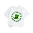 thumbnail image 1 of FAIWAD T-Shirt Fête de la Saint-Patrick Filles Garçons Graphique Trèfle Col Rond Léger Chandail Confortable Hauts Athlétiques, 1 of 3