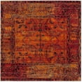 thumbnail image 6 of SAFAVIEH Vintage Hamadan Jessamine Traditional Area Rug, Orange, 6'7" x 6'7" Round, 6 of 10