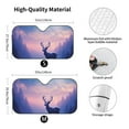thumbnail image 5 of Yiaed Night Sky Elk Print Car Windshield Sunshade Front Auto Car Front Window Sun Shade Foldable Sun Visor Shield Cover Auto Accessories for Sedan SUV Truck-Medium, 5 of 5