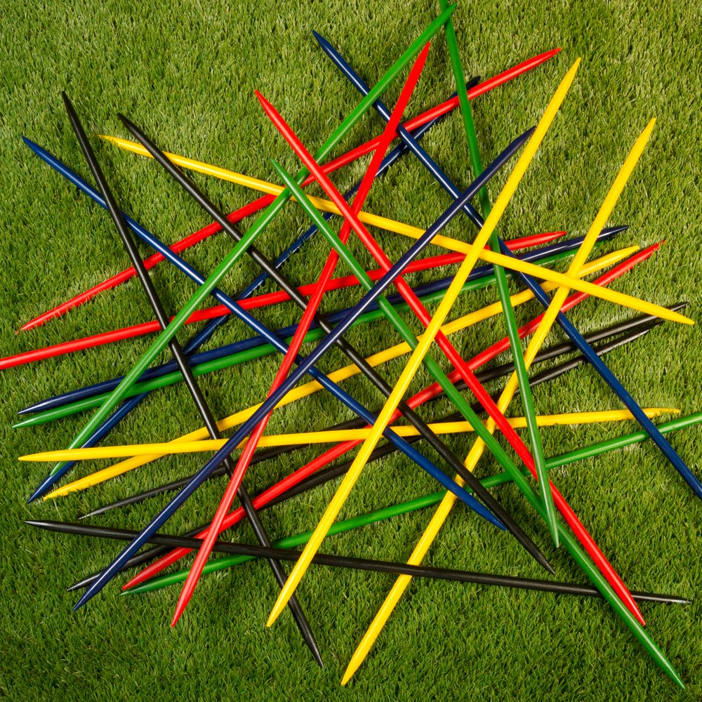 Jumbo Pick Up Sticks Classic by Hey! Play! - Walmart.com - Walmart.com
