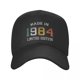 thumbnail image 1 of Gorra de béisbol ajustable para hombre y mujer, gorro de béisbol unisex, ideal para regalo de cumpleaños, otoño, verano y primavera, 1984, 1 of 3