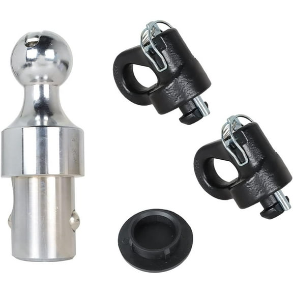 SHZAITOR Chrome Gooseneck Trailer Hitch 2-5/16 in 30000lbs Gooseneck Ball Kit Steel 60692