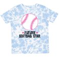 thumbnail image 3 of Inktastic Future Softball Star Sports Girls Toddler T-Shirt, 3 of 5