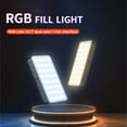 thumbnail image 2 of Zmisner PL6 Portable RGB Color Pocket Dual Color Temperature Flat Fill Light Suitable for Taking Pictures and Mobile Phone Live Broadcast, 2 of 11