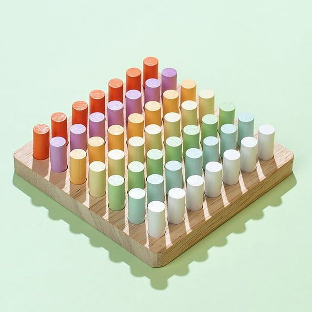 Hbdhejl Montessori Wooden Drop Drawer Intelligence : Natural Early Education Partner For 0 3 Year Olds