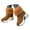Brown, variant on Women Suede Winter Snow Boots Cozy Warm Fur Lined Side Zipper Chunky High Heels Slip on Ankle Boots