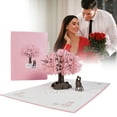thumbnail image 1 of 3D Happy Valentines Day Pop-Up Greeting Card Displayable Love Anniversary Decor Pink, 1 of 8