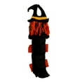 thumbnail image 2 of Halloween Door Hanger 36 Inch Welcome Greeter Green Witch The Witch Is In with Cauldron, 2 of 6