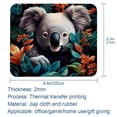 thumbnail image 5 of Koala Square 8.3x9.8 Inch Non-Slip Rubber Bottom Printed Desk Mat Gaming Mouse Pad Mousepad Suitable for Office and Gaming, 5 of 6