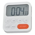thumbnail image 3 of ZOUSSIQI Digital Kitchen Timer 3 Gear Adjustable Magnetic Countdown Timer Cooking Study Timer for Bedroom JU316-100951, 3 of 13