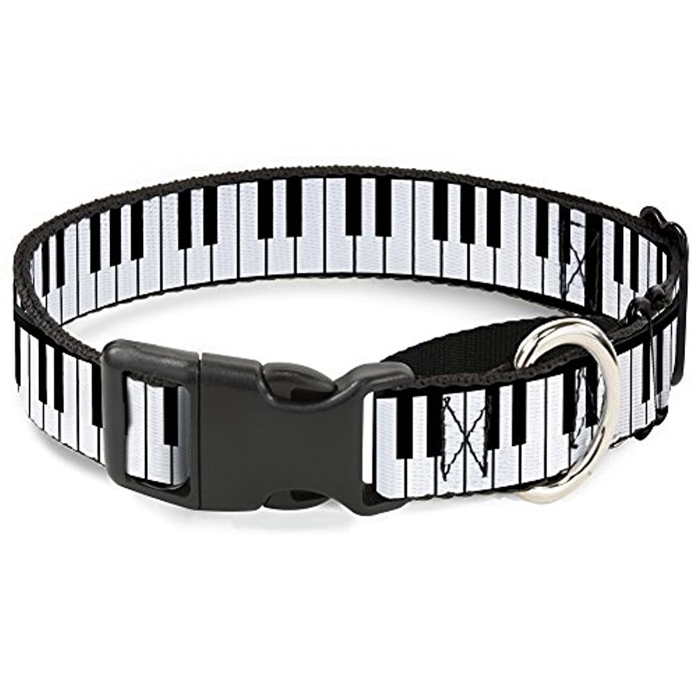buckle-down piano keys martingale dog collar
