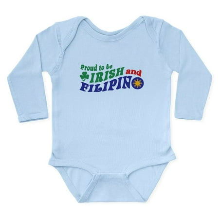 

CafePress - Proud To Be Irish And Filipino Body Suit - Long Sleeve Infant Bodysuit