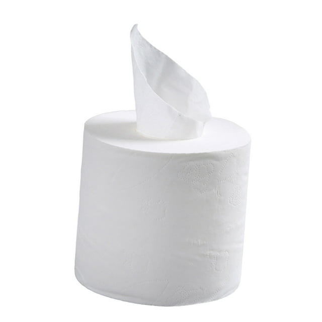 1 rollo de papel higiénico cómodo de 4 capas rollo a granel de papel higiénico de pulpa de Sunnimix Papel higiénico suave para el hogar