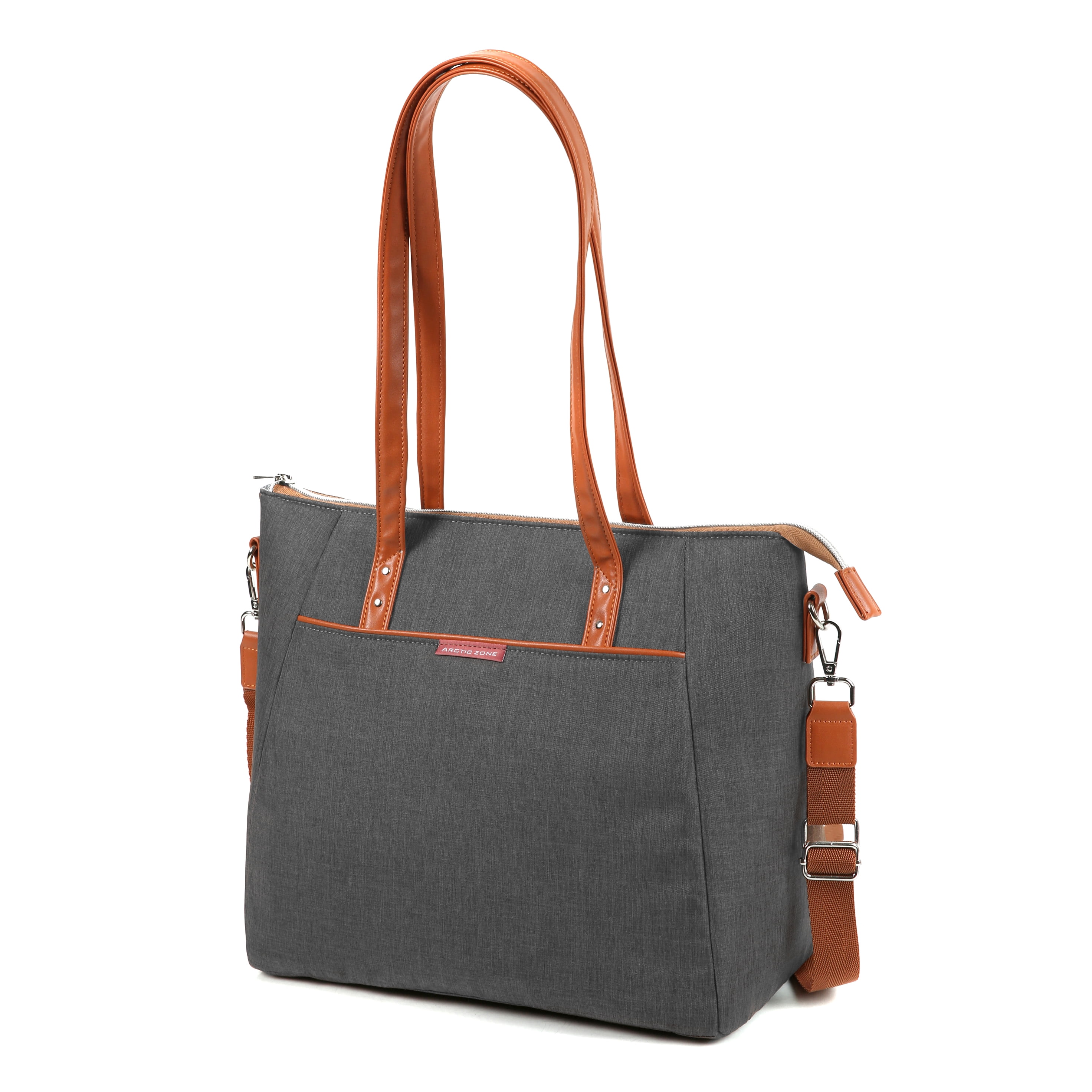 Arctic Zone Vienna Lunch Tote, Lunch Bag For Women, Heathered Gray