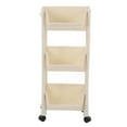 thumbnail image 2 of Large Capacity Rolling Storage Organizer with Lockable Wheels, Multipurpose Utility Cart, 2 of 8