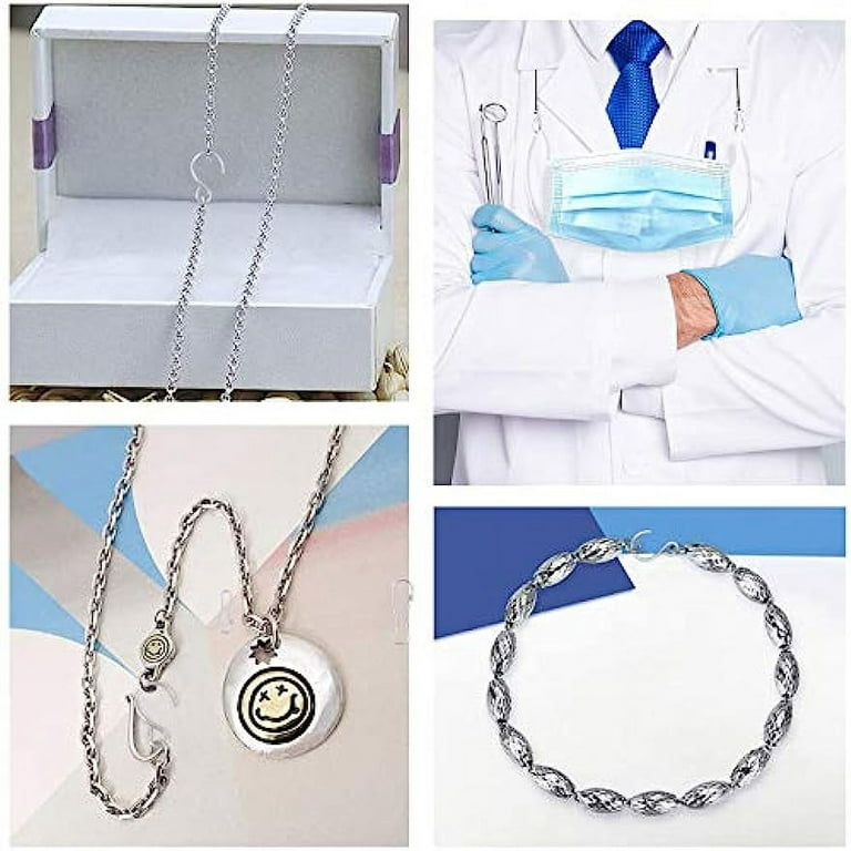 100pcs/lot Lobster Clasps For Bracelets Necklaces DIY Hooks Chain Closure