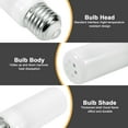 thumbnail image 4 of Gostoto E12/E14/E27/B22 Base LED Flame Light Bulbs 3 Modes Fire Light Bulbs Flame Bulb Flickering Light Bulbs Outdoor Indoor Home, 4 of 6