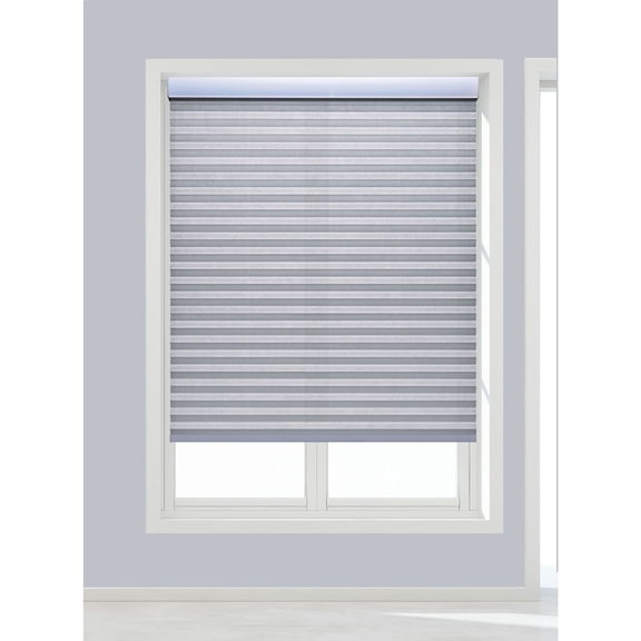 Linen Avenue Cordless Standard Light Filtering Cellular Shade 58 W x 48 H, White (Arrives 1/4" Narrower)