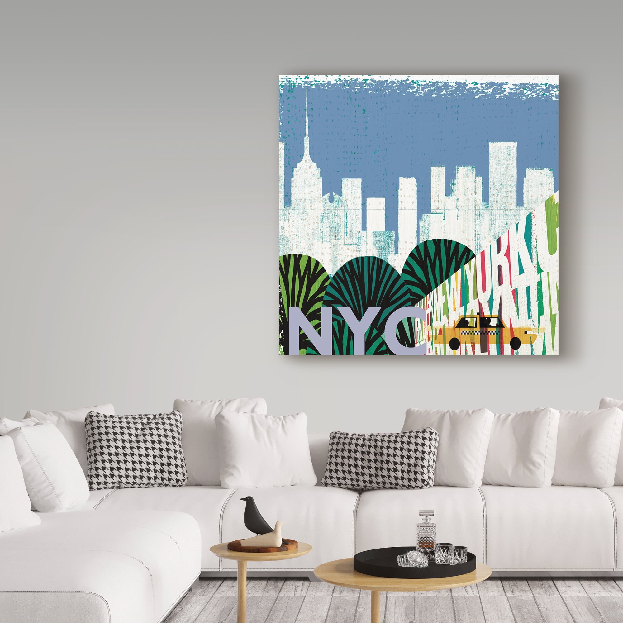 Trademark Fine Art 'New York City Life NYC' Canvas Art by Michael Mullan