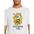 thumbnail image 5 of I'm Fine Stick Man Men's Graphic Tee with Short Sleeves, Sizes S-3XL, 5 of 5