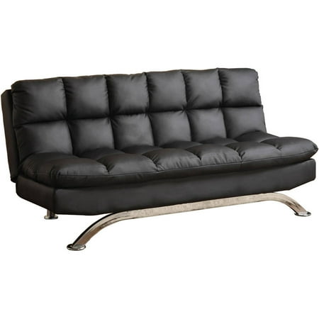 Venetian Worldwide Aristo Faux Leather Futon Sofa Multiple Colors