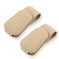 thumbnail image 1 of Soporte para anteojos de sol para auto CMWWYFC Magnético de Cuero Beige, 1 of 6