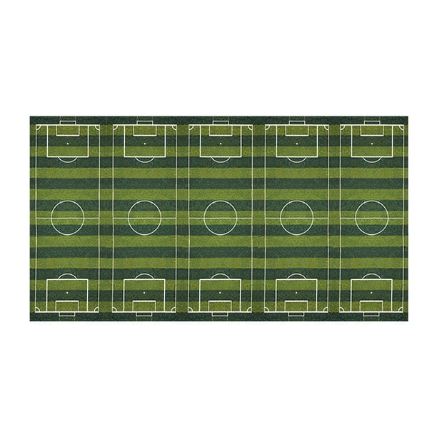 Mantel con temática de fútbol americano para fiestas de cumpleaños. Estampado exquisito, impermeable y fácil de limpiar, ideal para la decoración de eventos con temática futbolística