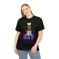 thumbnail image 2 of It's OK to Be Gay Gender Equality LGBT Pride Day Gay Rainbow Plus Size Shirts for Women, 2 of 8