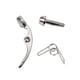 thumbnail image 3 of Accesorios para kits de reparación de válvulas de llaves de agua de trompeta, piezas de repuesto portátiles, con tornillos de resorte para reparación S Sunnimix Teclas de trompeta, 3 of 8