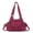 Red, variant on Angelkiss Women Crossbody Bag Vegan Leather Multi Pockets Satchel Handbags Shoulder Bag Hobo Bag
