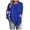 A01-Blue, variant on Godom Sweatshirt for Women Pink Ribbon Sweatshirts Long Sleeve Hoodies Pullover Tops
