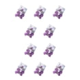 thumbnail image 1 of Qarigey 2 piezas de horquillas para mujer, tocado colorido, pasador para el pelo, tocado con lazo, Clip para estudiantes, fiesta de graduación, trabajo Violeta 10piezas Qarigey CBP308072, 1 of 6