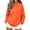15-Orange, variant on ShomPort Womens Sweatshirt Oversized Mock Neck Warm Long Sleeve Pullover Tops Trendy Winter Fall Outfits
