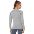 thumbnail image 4 of 3-4 Pack T-Shirt à Manches Longues Dry Fit pour Femmes Évacuant l'Humidité Tee à Manches Longues Compression Extérieure Course Tops d'Entraînement, 4 of 6