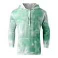 thumbnail image 2 of Hpapadks Men Hoodie Athleisure Drawstring Hoodies Pullover with Pocket Lightweight Long Sleeve Tie Dye Print Mens Sweatshirts, 2 of 5