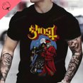 thumbnail image 3 of Camisetas divertidas de Ghost BC Heavy Rock Band para hombres y mujeres, camisetas informales de algodón de manga corta con cuello redondo, ropa de calle de moda para hombres, 3 of 5