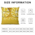 thumbnail image 5 of Summer Lumbar Pillow Covers Farmhouse Lemon Hello Sunshine Outdoor Throw Pillows Yellow Summer Patio Decorations Cushion Case for Sofa Couch, 5 of 5